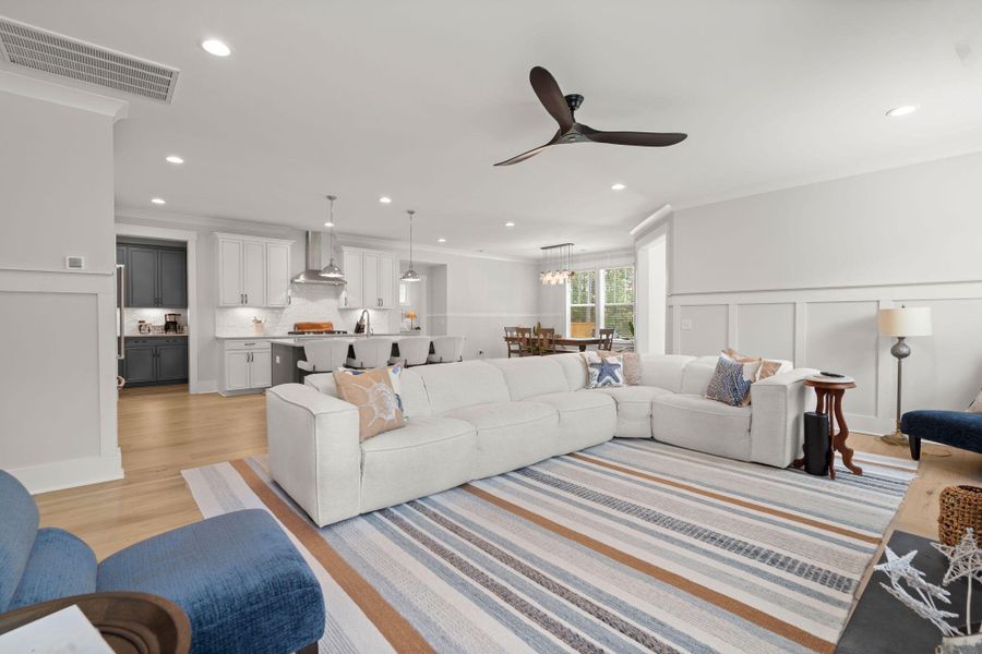 Furnished interior view inside a new home in , Huger (Image 14).