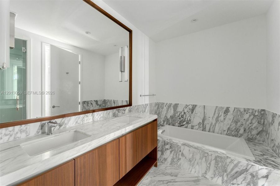 Furnished interior view inside a new home in , Miami (Image 11).