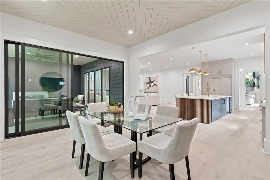 Furnished interior view inside a new home in , Atlanta (Image 34).