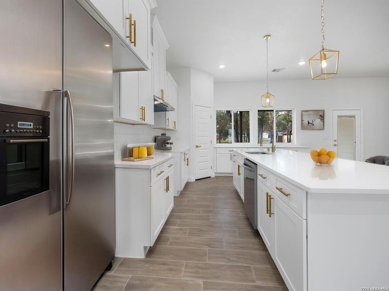 Furnished interior view inside a new home in , Elmendorf (Image 11).