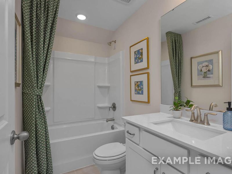 Furnished interior view inside a new home in Sage on North Main, Wake Forest (Image 13).