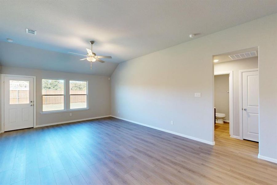 Spacious, unfurnished interior of a new home in Kings Way, Denton (Image 32).