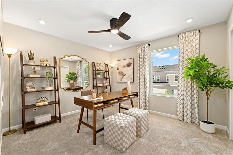 Furnished interior view inside a new home in , Orlando (Image 20). Furnished interior view inside a new home in , Orlando (Image 20).