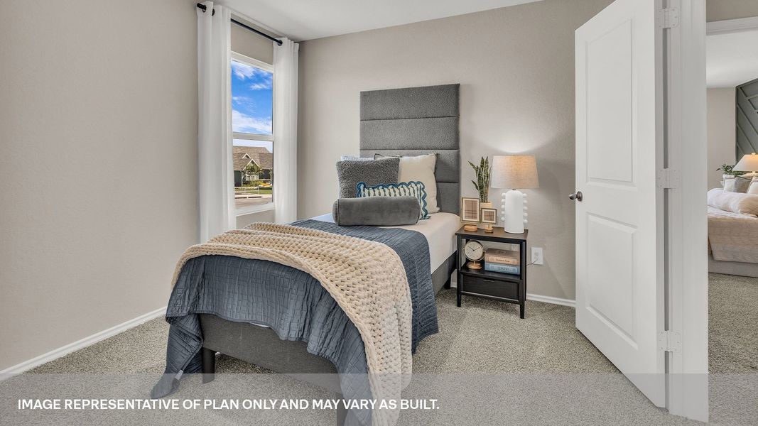 Furnished interior view inside a new home in Spring Valley, New Braunfels (Image 27).