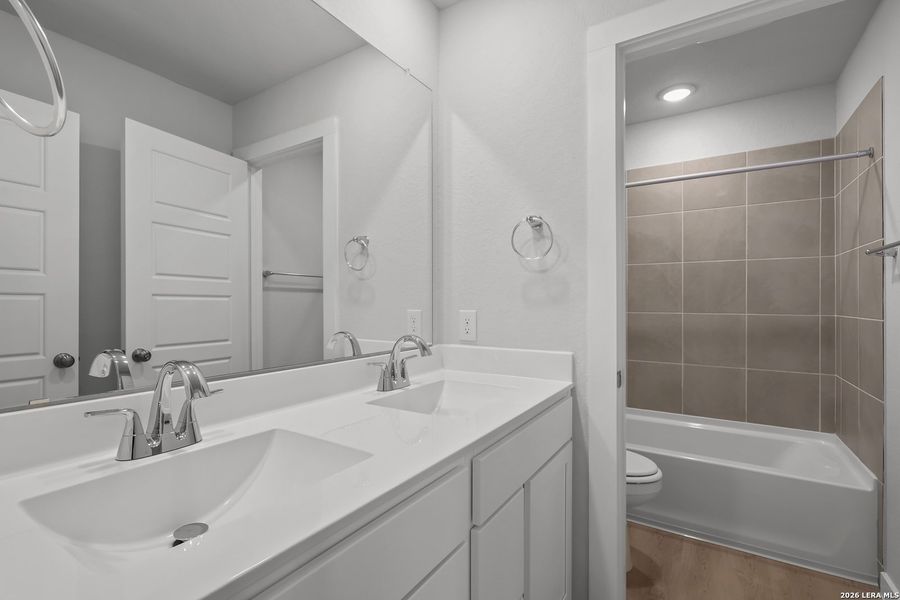 Furnished interior view inside a new home in Park Place, New Braunfels (Image 6).