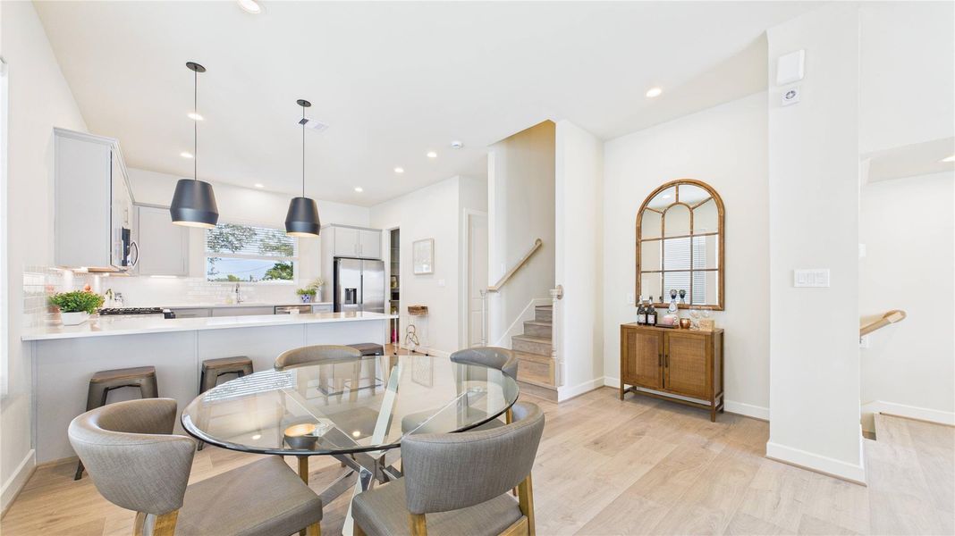 Check out the niche - perfect space for a drybar. Check out the niche - perfect space for a drybar.