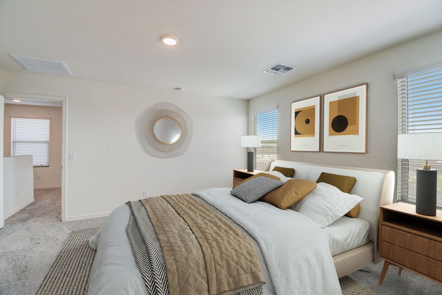 Representative furnished interior of a home built from the Spectra by Starlight Homes in Hawks Run, Kissimmee (Image 6).