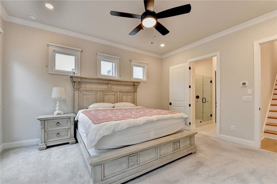 Furnished interior view inside a new home in Ellington Townhomes, Suwanee (Image 36).