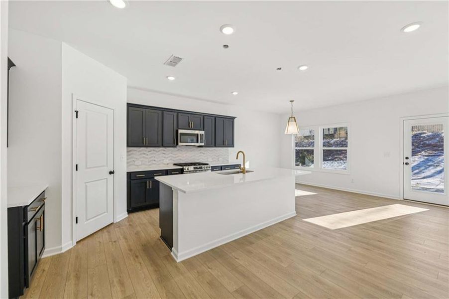 Furnished interior view inside a new home in The Estates at Casteel, Bethlehem (Image 13).