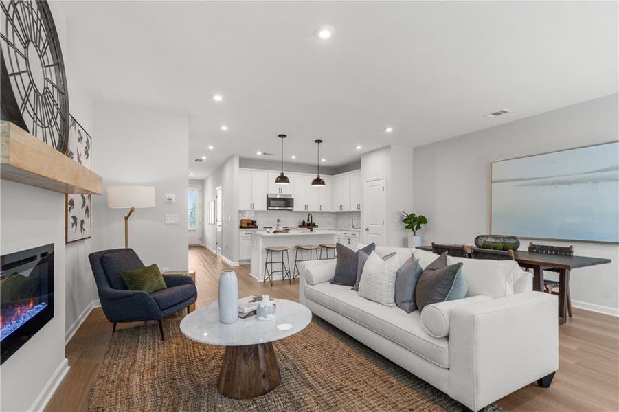 Furnished interior view inside a new home in Stegall Village, Emerson (Image 22).