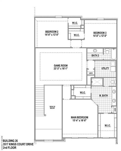 2nd Level Floor Plan