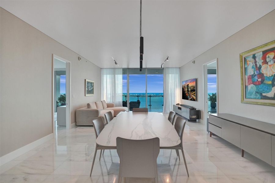 Furnished interior view inside a new home in Missoni Baia, Miami (Image 3). Furnished interior view inside a new home in Missoni Baia, Miami (Image 3).