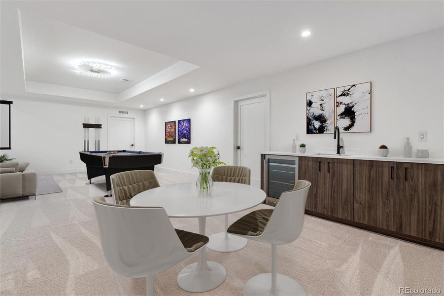 Furnished interior view inside a new home in , Denver (Image 26). Furnished interior view inside a new home in , Denver (Image 26).