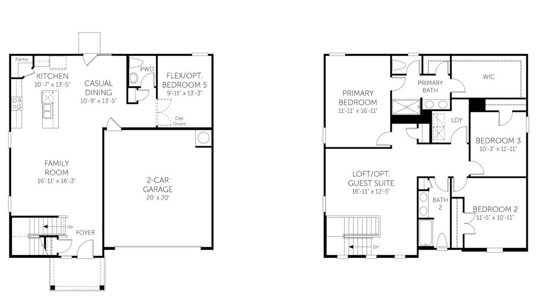 2D floor plan layout of this home in Idle Reserve, Shelbyville, TN (Image 5). 2D floor plan layout of this home in Idle Reserve, Shelbyville, TN (Image 5).
