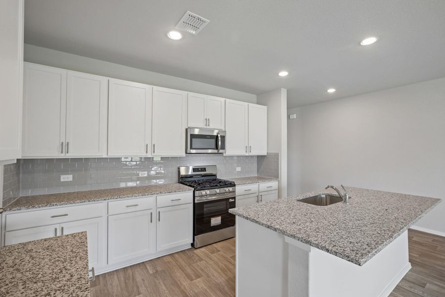 Furnished interior view inside a new home in Cloverleaf, Austin (Image 8).