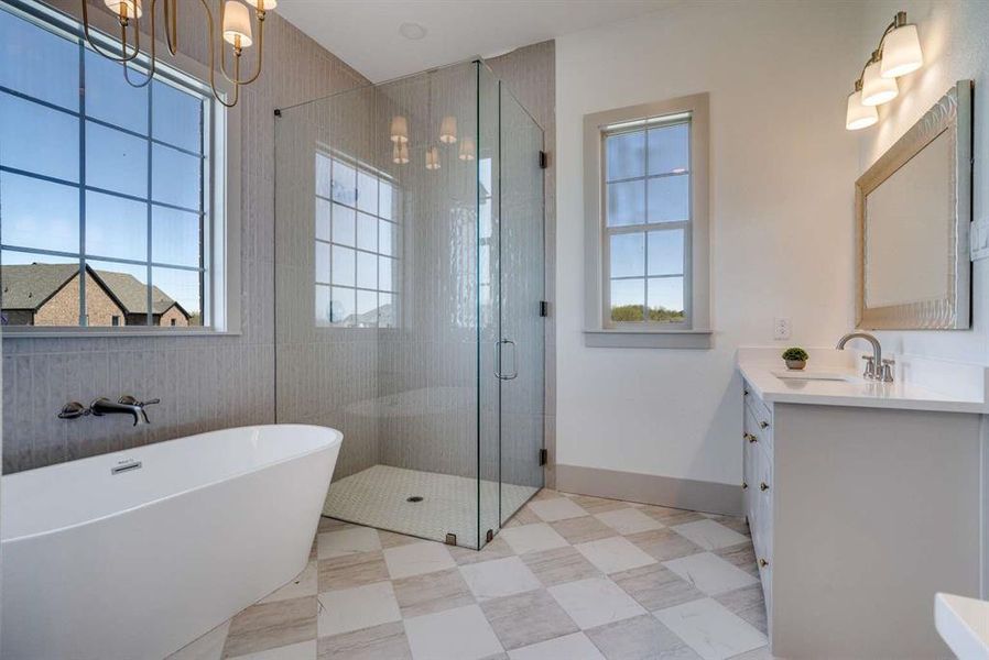 Furnished interior view inside a new home in , Joshua (Image 18).