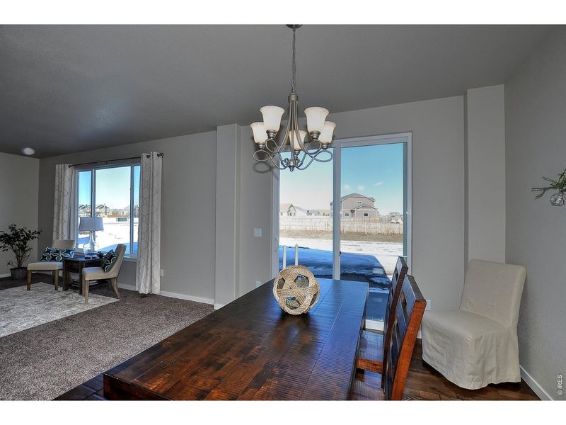 Furnished interior view inside a new home in , Johnstown (Image 2). Furnished interior view inside a new home in , Johnstown (Image 2).