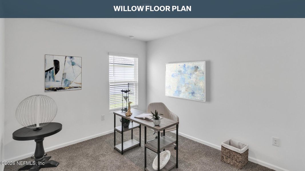 Furnished interior view inside a new home in Rookery, Green Cove Springs (Image 9). Furnished interior view inside a new home in Rookery, Green Cove Springs (Image 9).