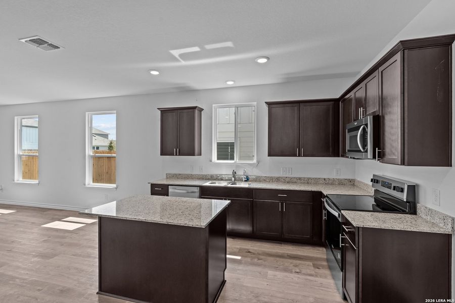 Furnished interior view inside a new home in Horizon Ridge, San Antonio (Image 13).