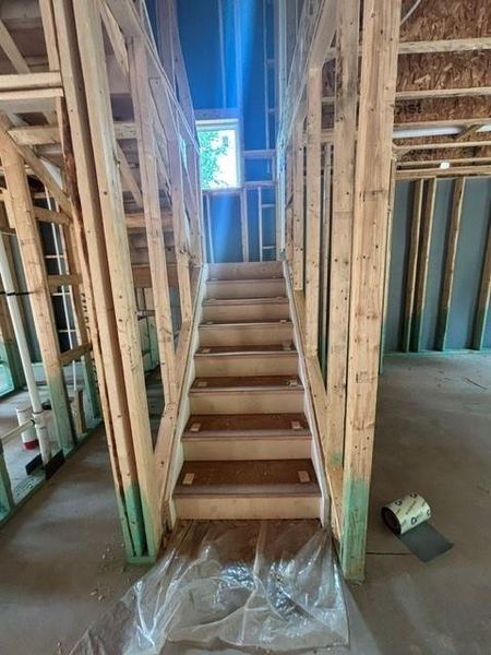 In-progress construction of a new home in Edenglen, Buford, GA (Image 36).