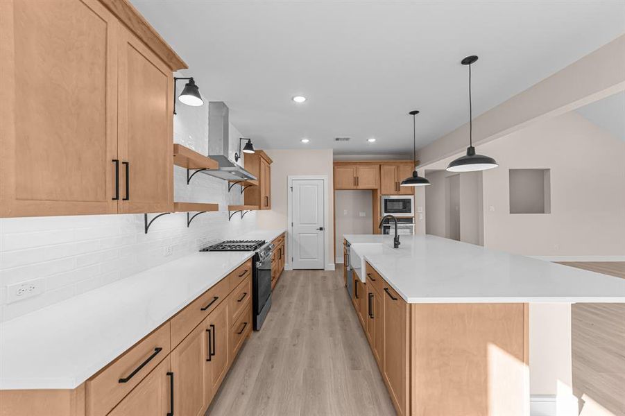 Furnished interior view inside a new home in Elevon, Lavon (Image 9). Furnished interior view inside a new home in Elevon, Lavon (Image 9).