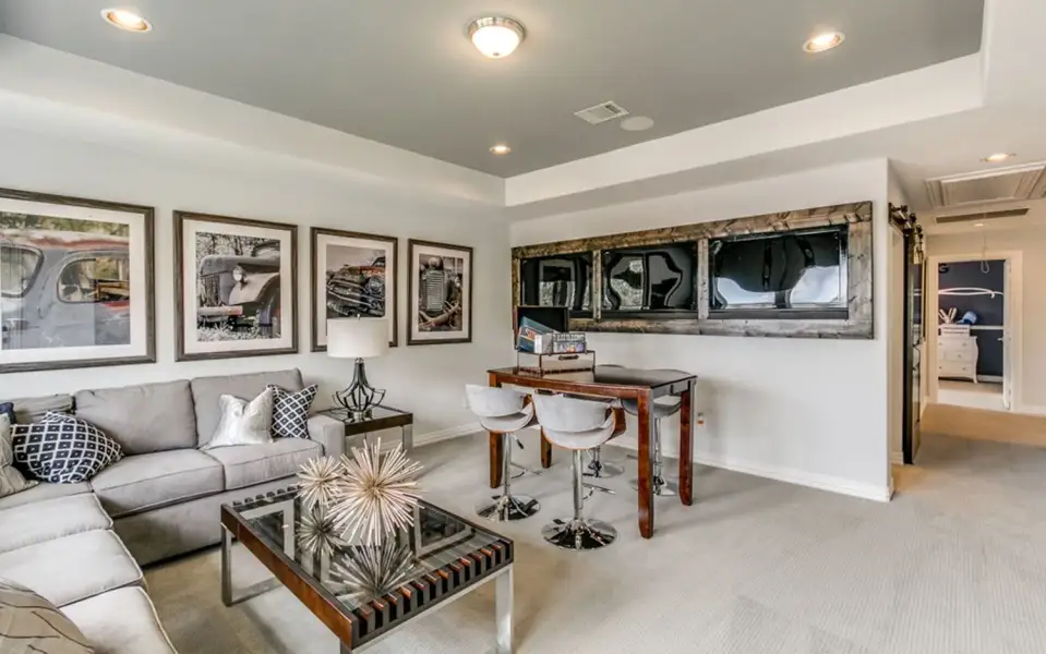Representative furnished interior of a home built from the Sausalito by CastleRock Communities in Lakesong, Grand Prairie (Image 25). Representative furnished interior of a home built from the Sausalito by CastleRock Communities in Lakesong, Grand Prairie (Image 25).