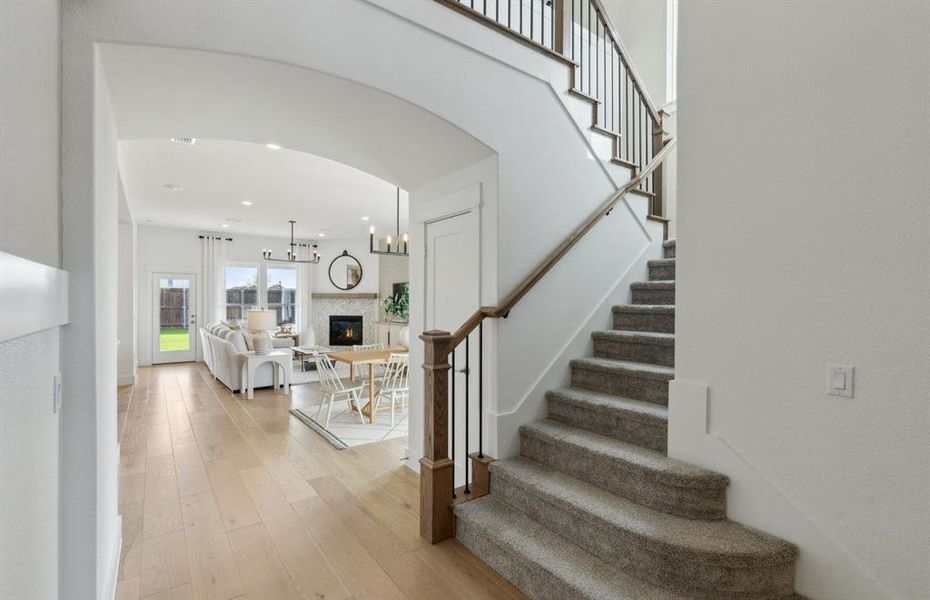 *actual home, furniture not included - Welcoming entry into home