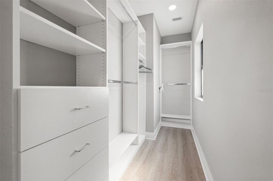 The Perch primary closet The Perch primary closet