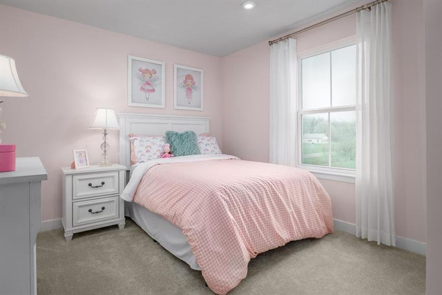 Representative furnished interior of a home built from the Allegheny w/ Finished Basement by Ryan Homes in Emerson Hills, Cane Ridge (Image 16).