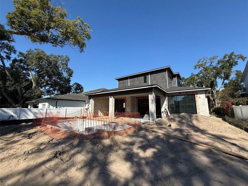 In-progress construction of a new home in , Winter Park, FL (Image 13). In-progress construction of a new home in , Winter Park, FL (Image 13).