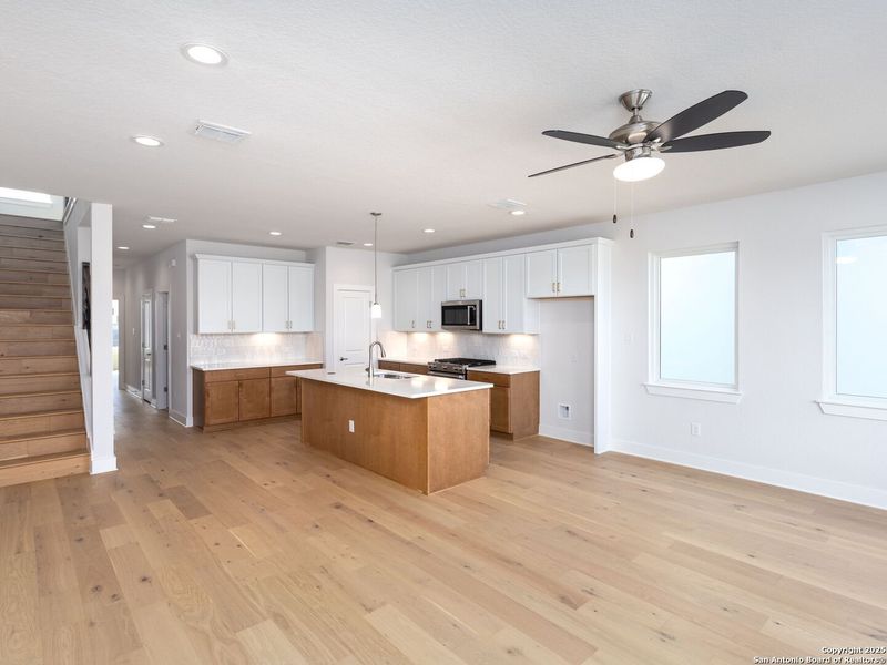 Furnished interior view inside a new home in Victoria Commons, San Antonio (Image 12).