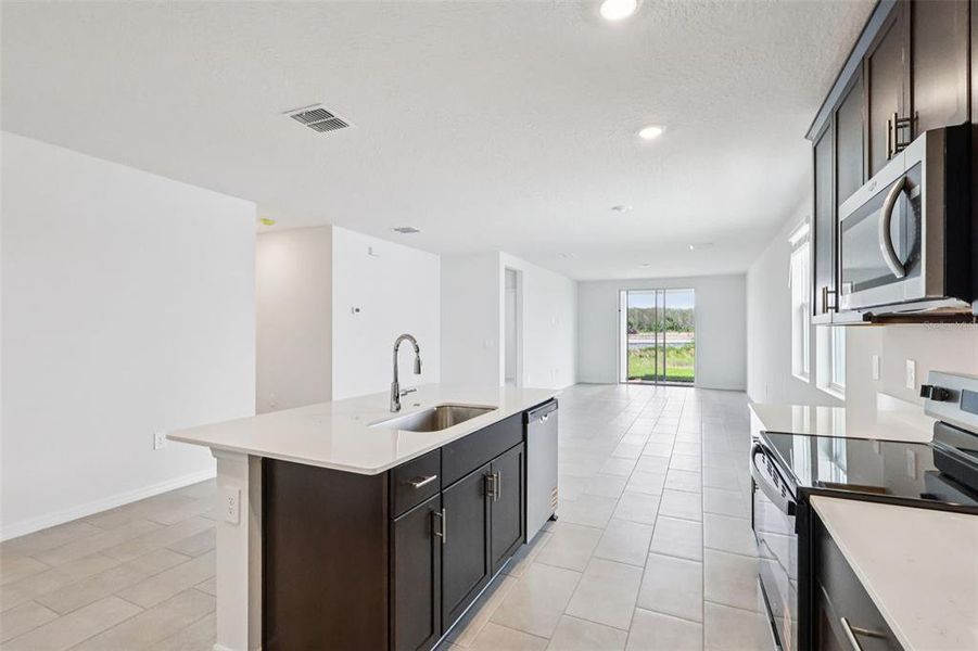 Furnished interior view inside a new home in The Meadow at Crossprairie, St. Cloud (Image 5). Furnished interior view inside a new home in The Meadow at Crossprairie, St. Cloud (Image 5).
