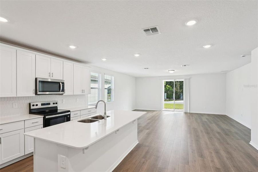 Furnished interior view inside a new home in The Meadow at Crossprairie, St. Cloud (Image 8).