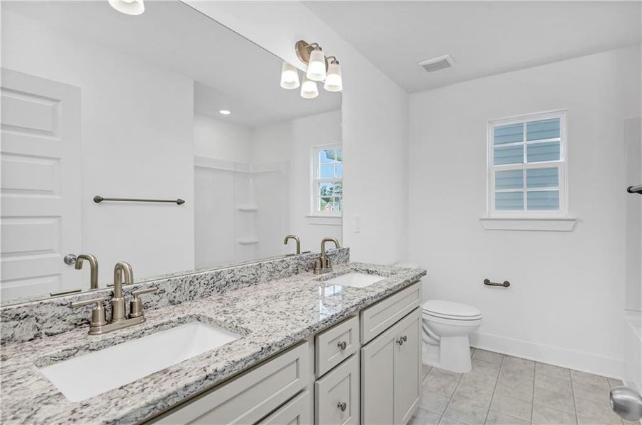 Furnished interior view inside a new home in Villas at Dawsonville, Dawsonville (Image 14).