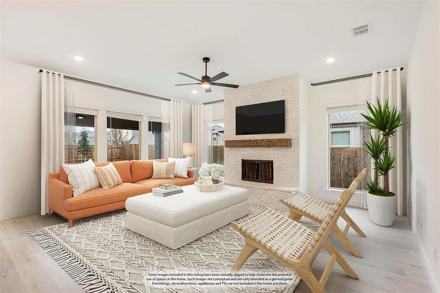Furnished interior view inside a new home in West Crossing, Anna (Image 8). Furnished interior view inside a new home in West Crossing, Anna (Image 8).