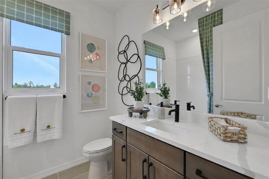 Furnished interior view inside a new home in Creekside Run at Babcock Ranch, Punta Gorda (Image 22). Furnished interior view inside a new home in Creekside Run at Babcock Ranch, Punta Gorda (Image 22).