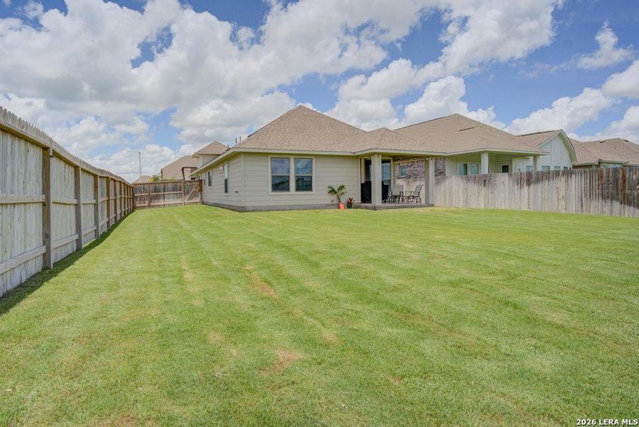 Exterior details and patio area of a home in Megan's Landing, Castroville (Image 4).