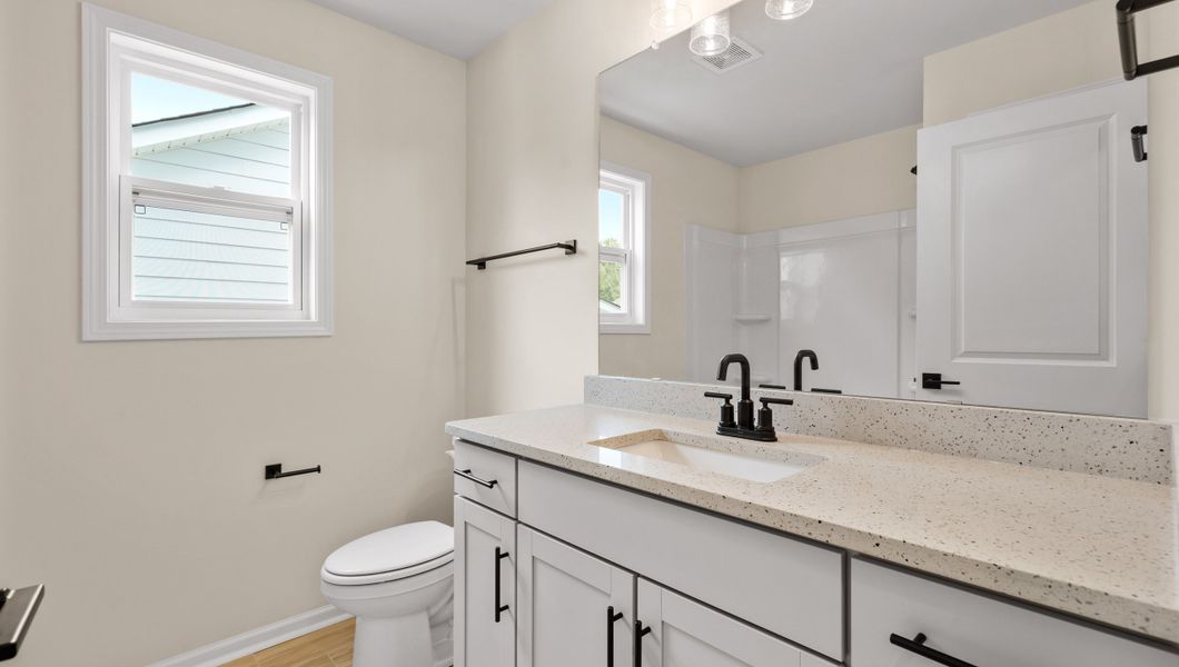Representative furnished interior of a home built from the FLEETWOOD by D.R. Horton in Cottonwood Ridge, Piedmont (Image 14).