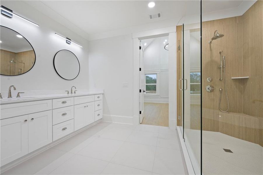 Furnished interior view inside a new home in , Dacula (Image 45).