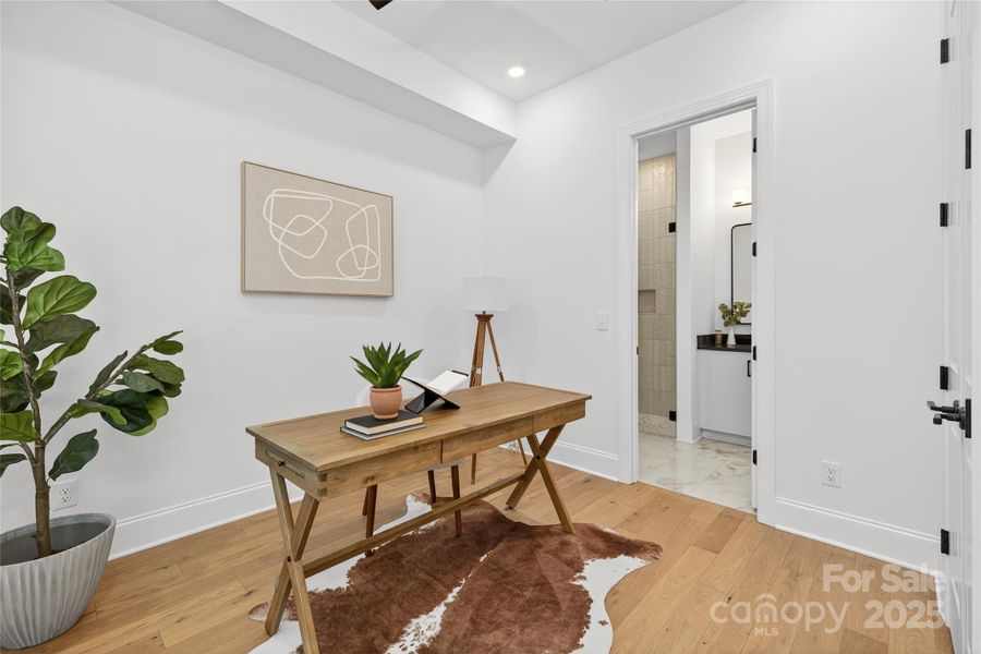Furnished interior view inside a new home in , Charlotte (Image 8).
