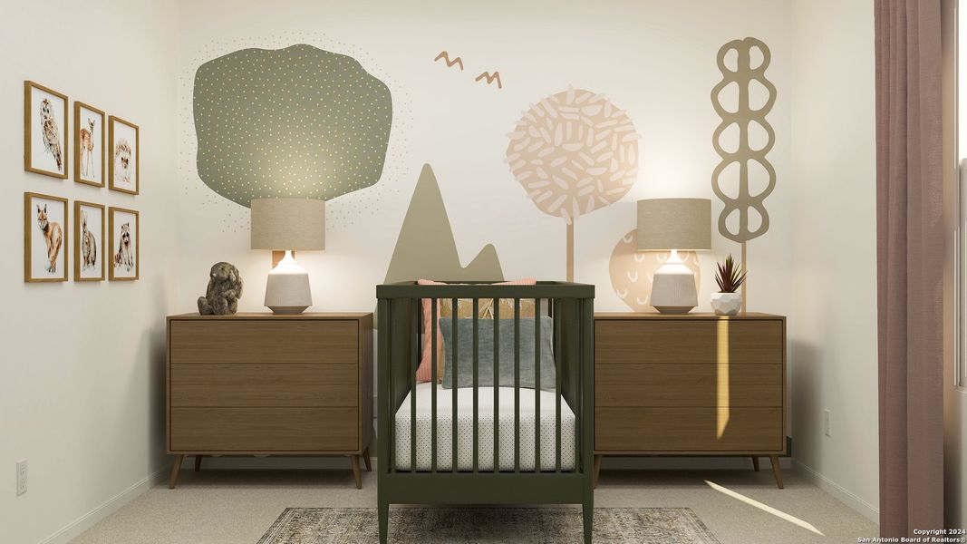 Furnished interior view inside a new home in Stone Garden, Elmendorf (Image 18).