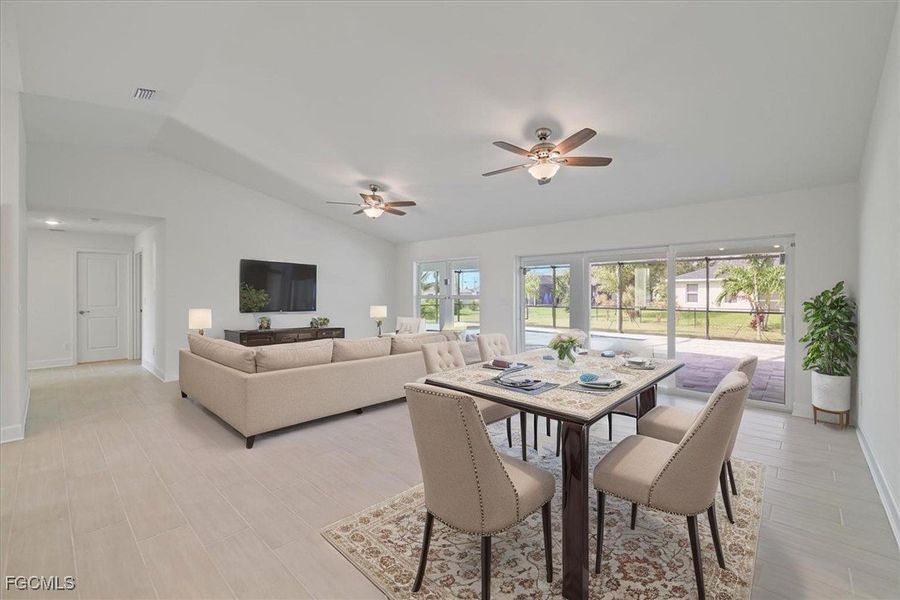Furnished interior view inside a new home in Cape Coral, Cape Coral (Image 4).