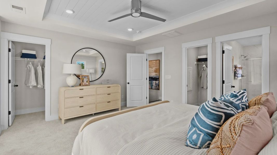 Furnished interior view inside a new home in Park Circle Townhomes, North Charleston (Image 14). Furnished interior view inside a new home in Park Circle Townhomes, North Charleston (Image 14).