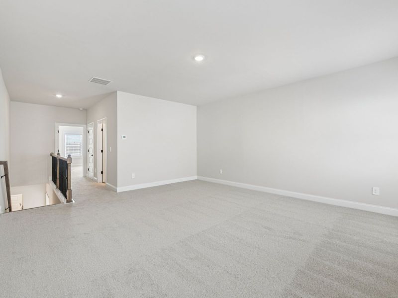 Spacious, unfurnished interior of a new home in Vines at Mill Creek - Legacy Series, Braselton (Image 15). Spacious, unfurnished interior of a new home in Vines at Mill Creek - Legacy Series, Braselton (Image 15).