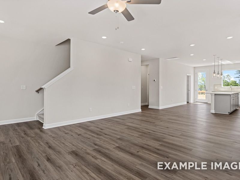 Spacious, unfurnished interior of a new home in Camden Park, Knightdale (Image 15). Spacious, unfurnished interior of a new home in Camden Park, Knightdale (Image 15).
