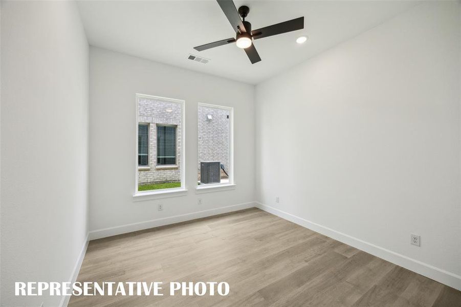 Your new home office is the perfect place for work or play!  REPRSENTATIVE PHOTO