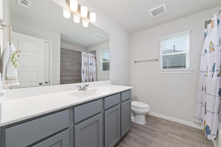 Furnished interior view inside a new home in Rosehill Meadow, Tomball (Image 12). Furnished interior view inside a new home in Rosehill Meadow, Tomball (Image 12).