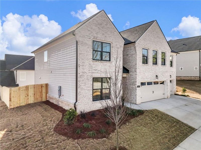 Exterior details and patio area of a home in , Buford (Image 3).