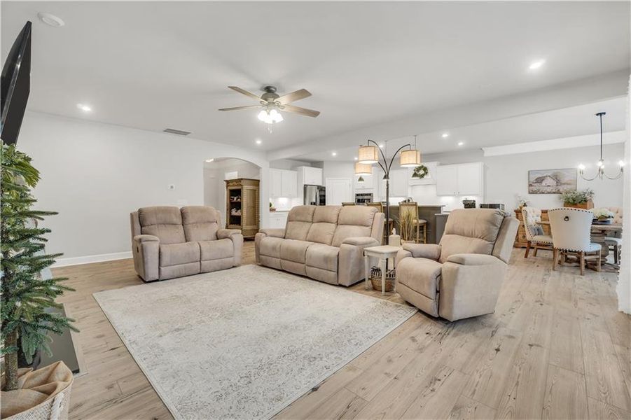 Furnished interior view inside a new home in , Griffin (Image 41).