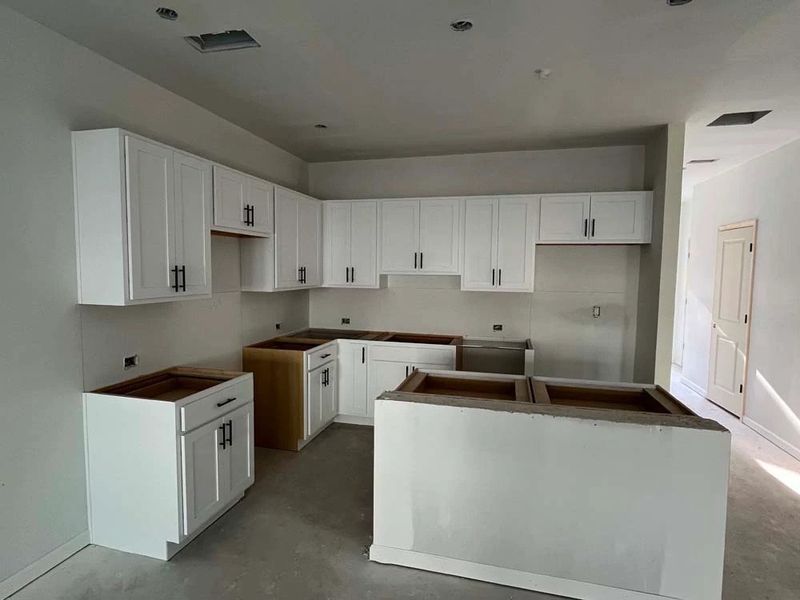 Kitchen featuring Rockwell Collection Finishes Construction Progress